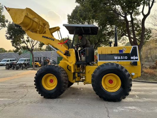 Bản gốc Nhật Bản sử dụng Komatsu WA510 Mini Loader bánh xe làm việc trong tình trạng tốt