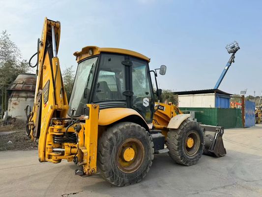 Đồ tải JCB 4CX cũ với bốn trong một thùng / Máy tải JCB cũ