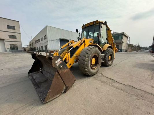 Đồ tải JCB 4CX cũ với bốn trong một thùng / Máy tải JCB cũ