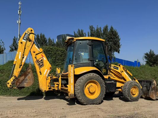 Màu gốc JCB 3CX Cài lắp lề sử dụng 4 bánh xe
