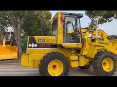 Bản gốc Nhật Bản sử dụng Komatsu WA100-1 Loader bánh xe làm việc trong vườn
